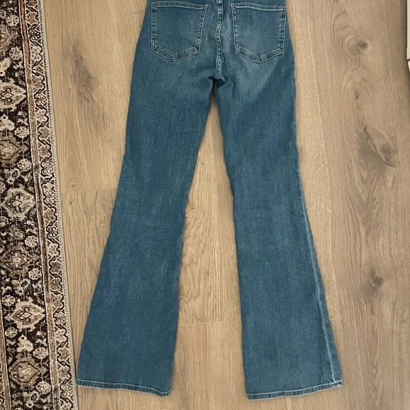 Veronica Beard jeans Beverly skinny flare high rise jean
